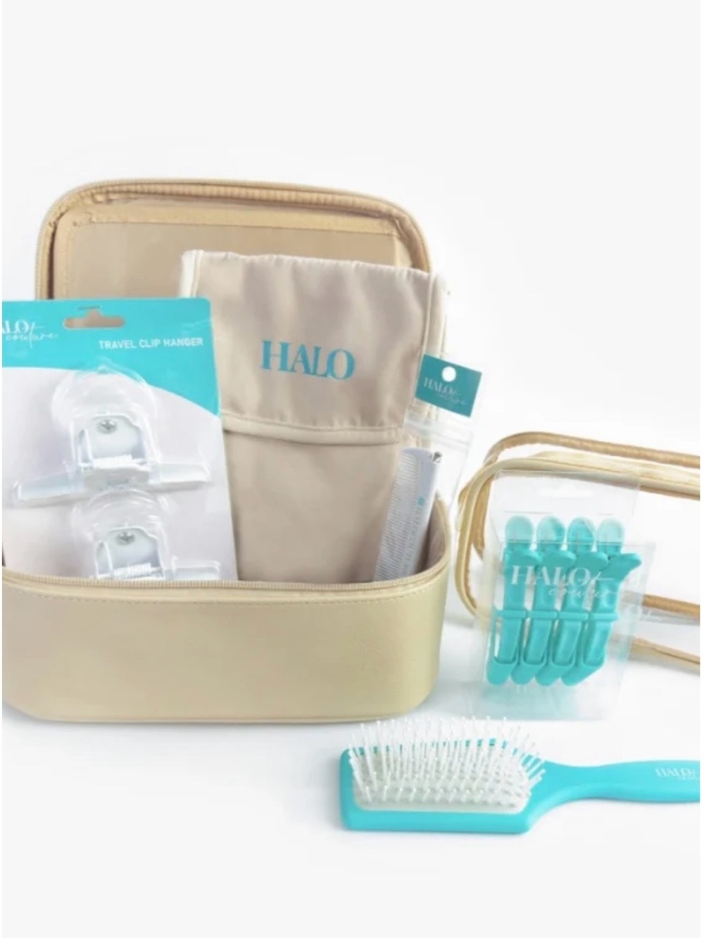 NEW HALOCOUTURE Hair Extension Storage & Travel Case – Complete Set